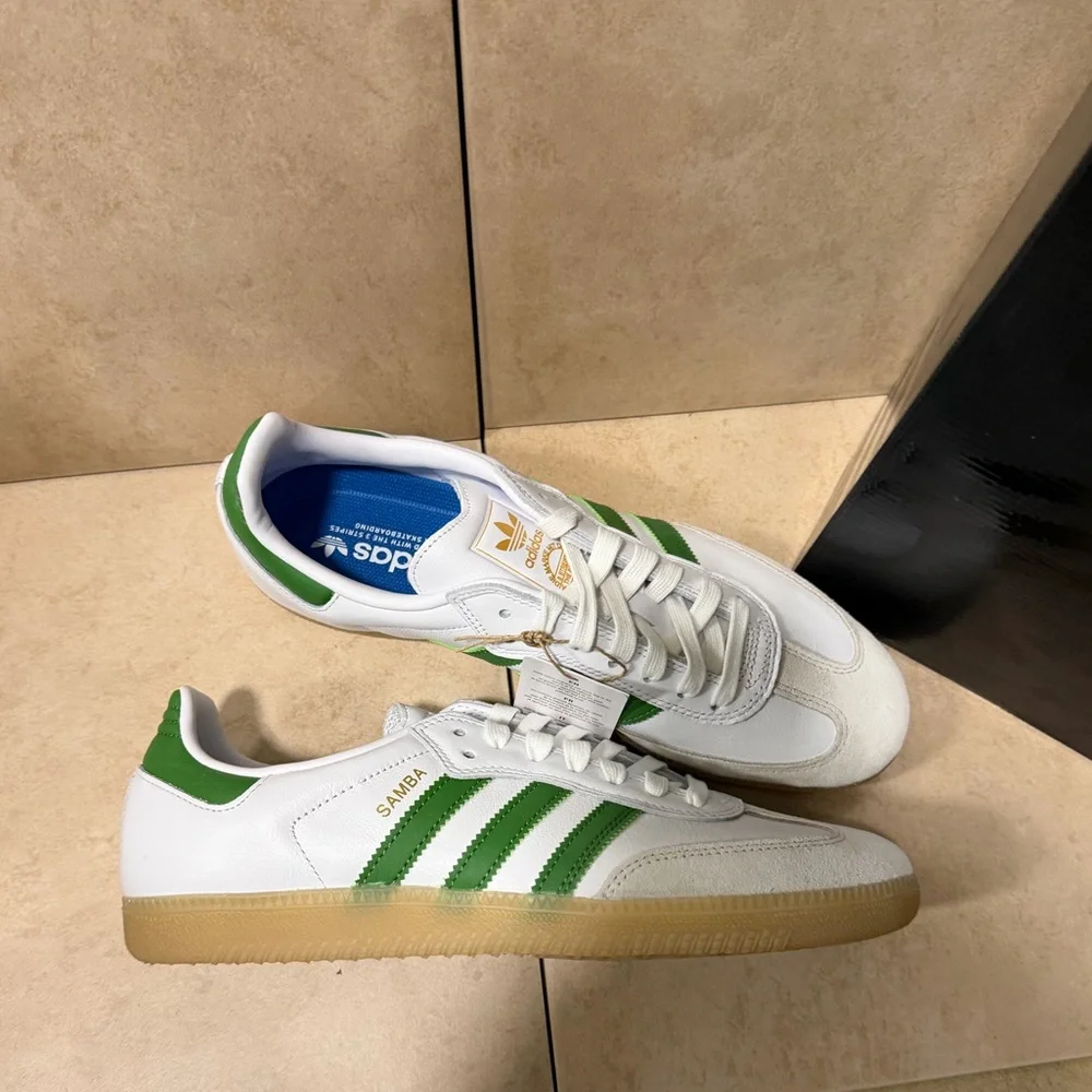 adidas Samba ADV Cloud White / Crew Green / Gum
